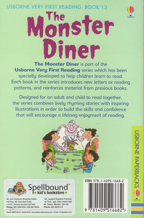 Usborne Very First Reading Book 13: The Monster Diner