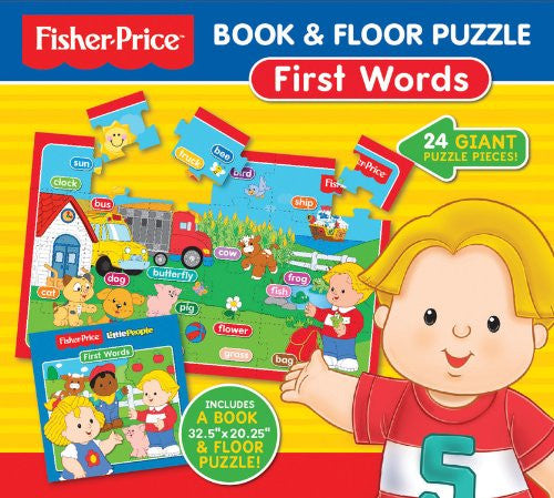 Fisher Price Book & Floor Puzzle First Word