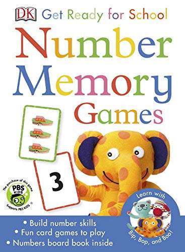 DK Get Ready for School Number Memory Games