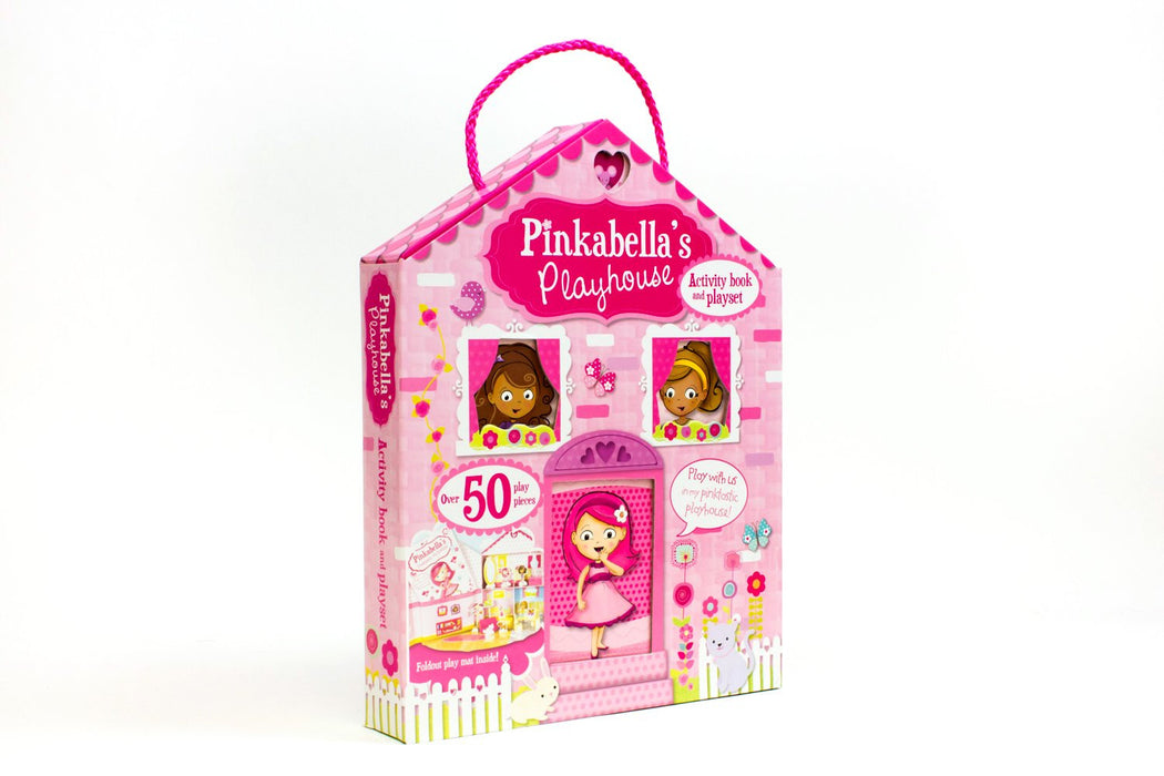 Pinkabella's Playhouse Activity Book and Playset