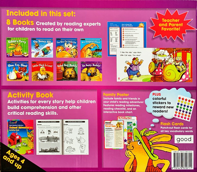 Early Reading Collection : Animal Adventures  (Set of 8 Books)