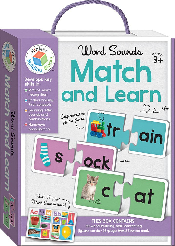 Word Sounds Match and Learn — Spellbound Kids Bookstore