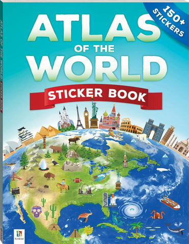Atlas The World Sticker Book