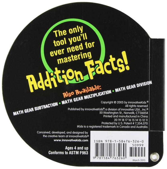 Math Gear Additions Fast Fact