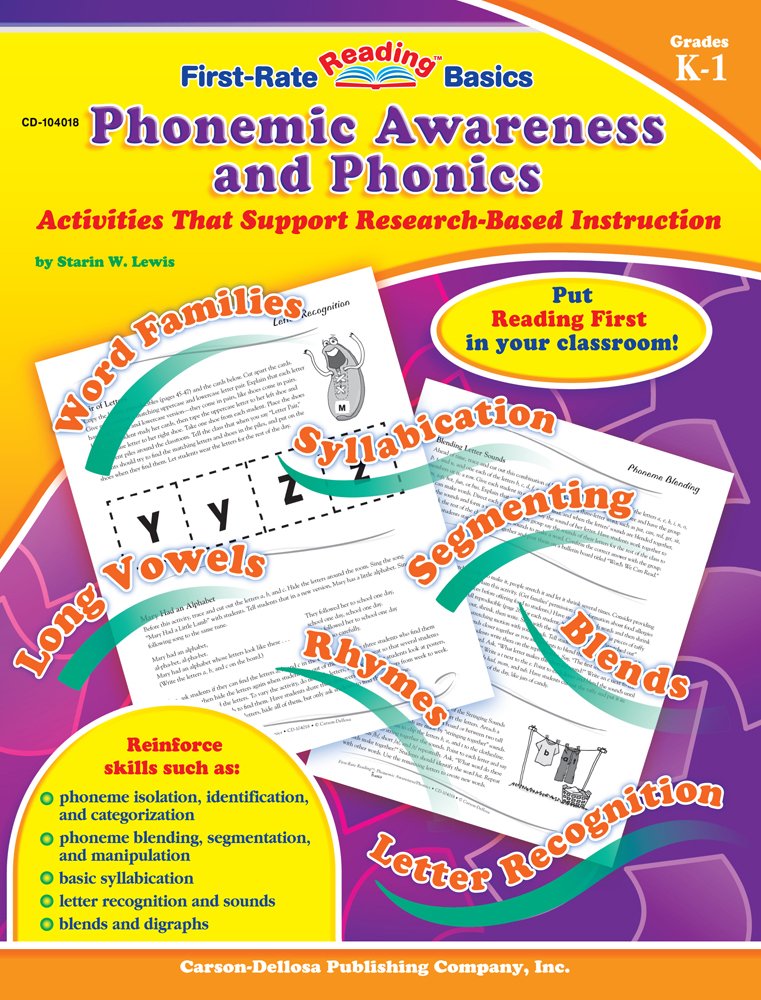 Phonemic Awareness And Phonics Grade K-1