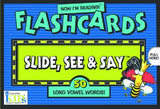 Now I Am Reading Flash Cards Slide See & Say Long Vowel