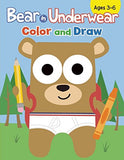 Bear In Underwear Color And Draw