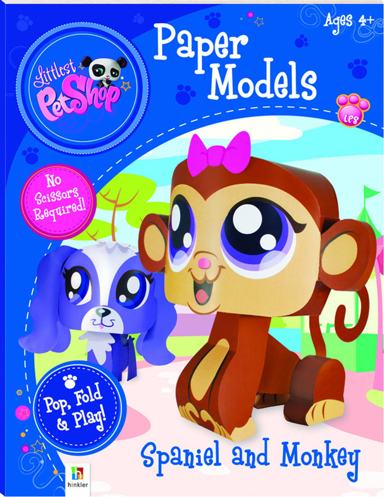 Paper Models Spaniel And Monkey Littlest Pet Shop