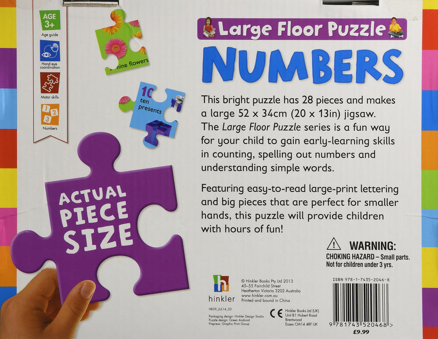 Large Floor Puzzle Numbers