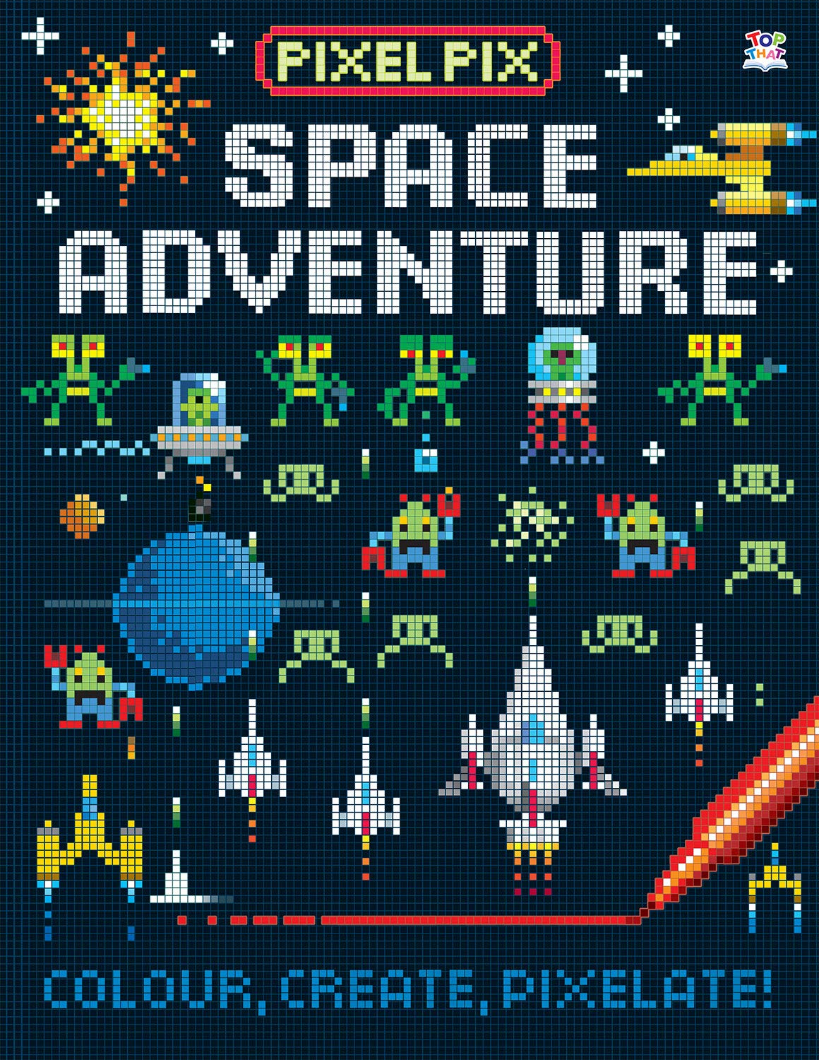 Pixel Pix Space Adventure Colour, Create, Pixlate! — Spellbound