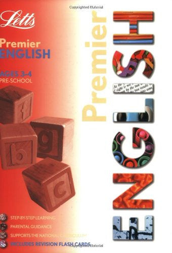 Letts Premier English Preschool Ages 3 - 4