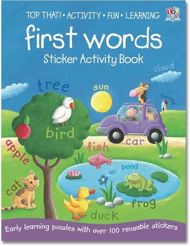 First Words Sticker Activity Book — Spellbound Kids Bookstore
