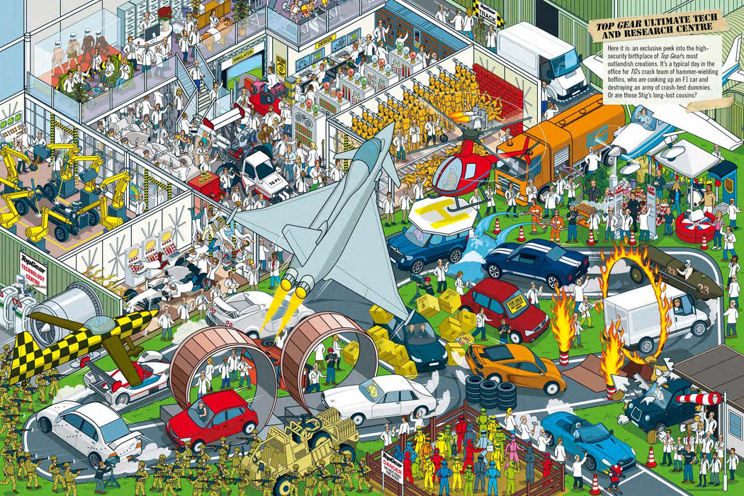 top gear technology centre Top Gear Where's Stig? Motorsport Madness — Spellbound Kids Bookstore