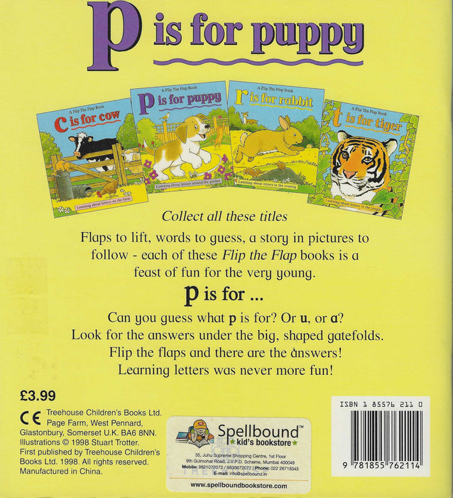 P Is For Puppy - Flip The Flap Book