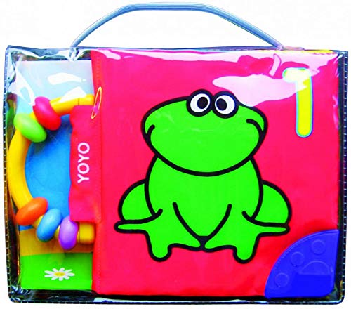 Crinkly Soft Book with Rattle : Frog
