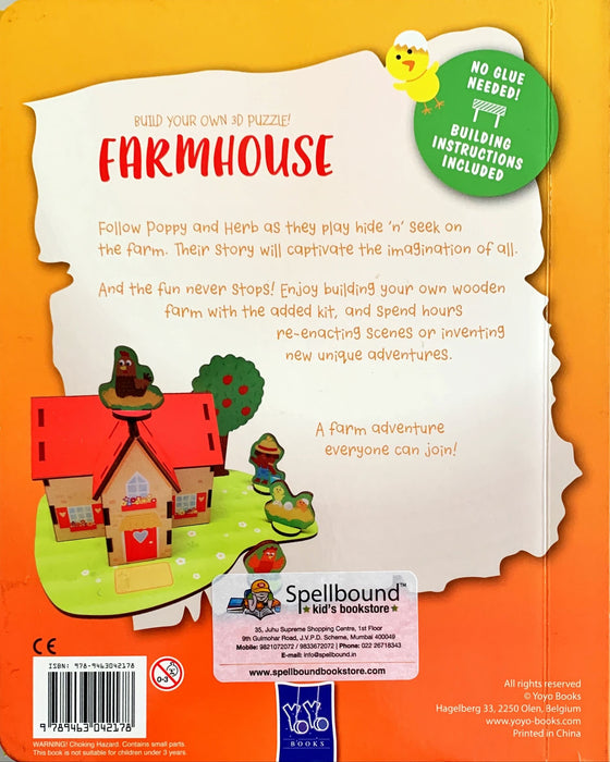 Build Your Own 3D Puzzle! Farmhouse