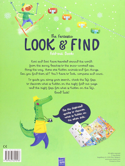 Look & Find : Travel the world! Fold-out Book
