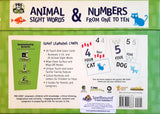 PBS Kids Touch & Learn Cards Animal Sight Words & Numbers