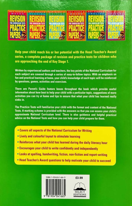 Revision Practice Papers : Wrting Key Stage 1
