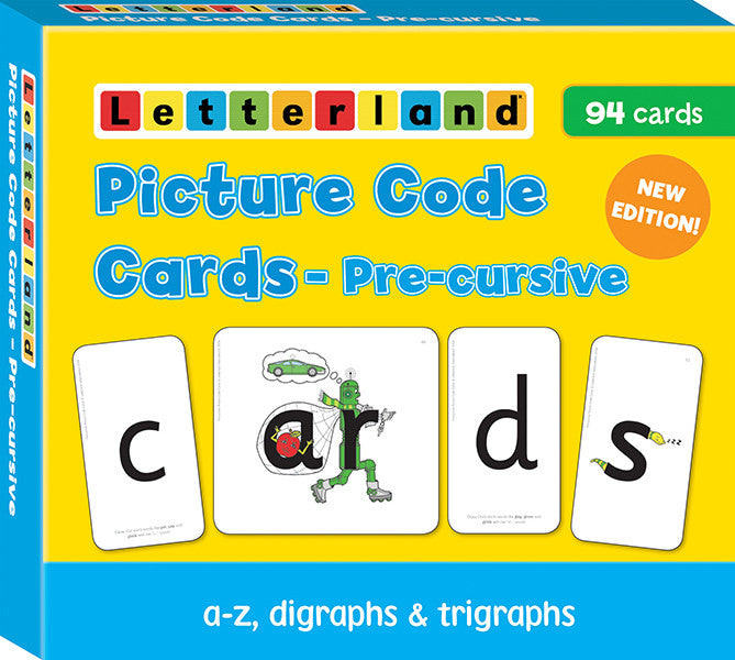Picture Code Cards - Pre-cursive
