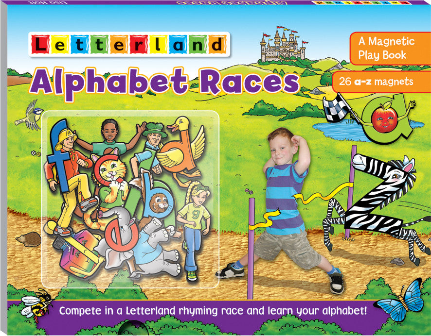 Alphabet Races (Magnetic play book)